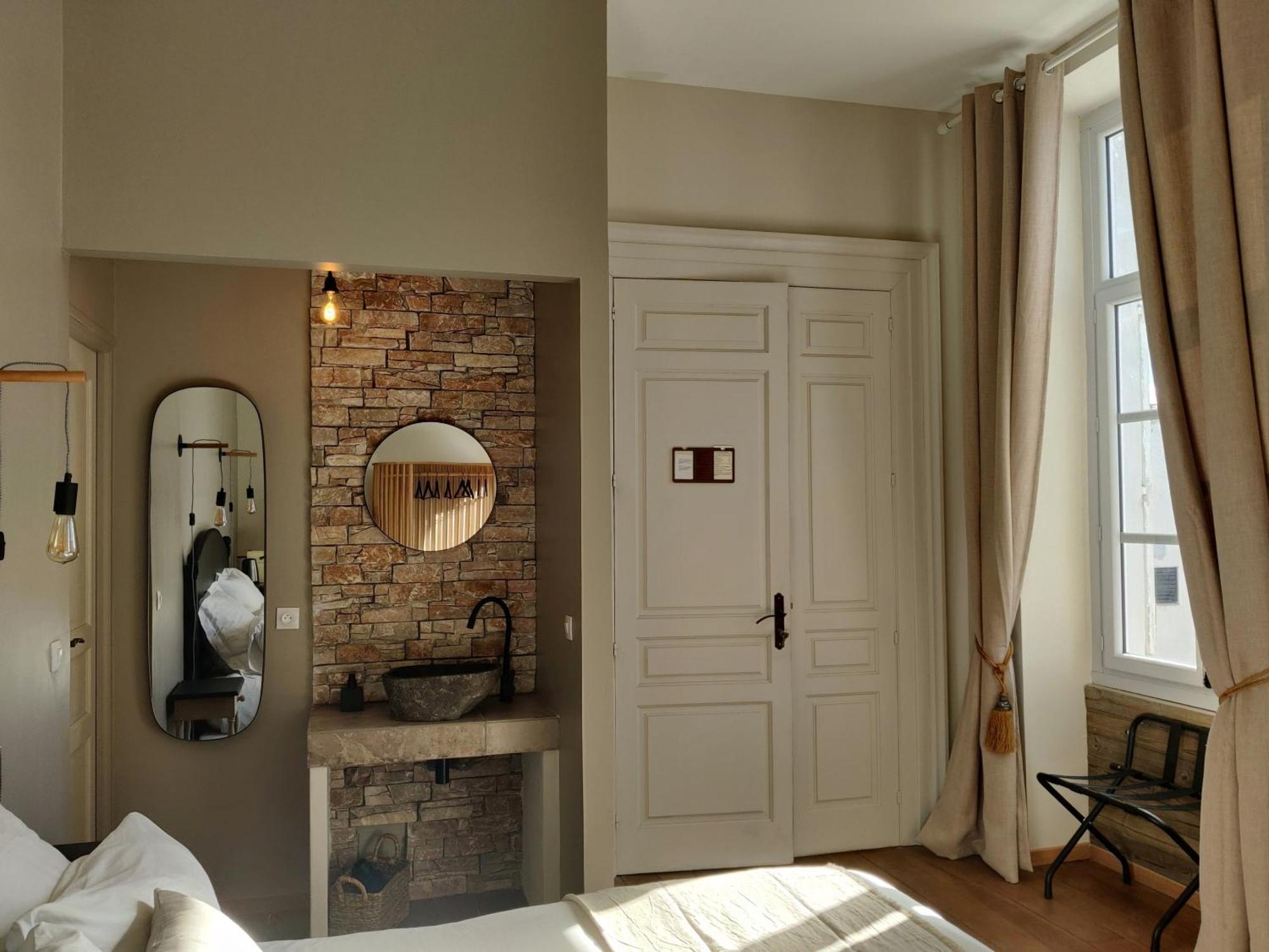 Chambres D'Hotes - Bed And Breakfast Les Palmiers Mèze Szoba fotó